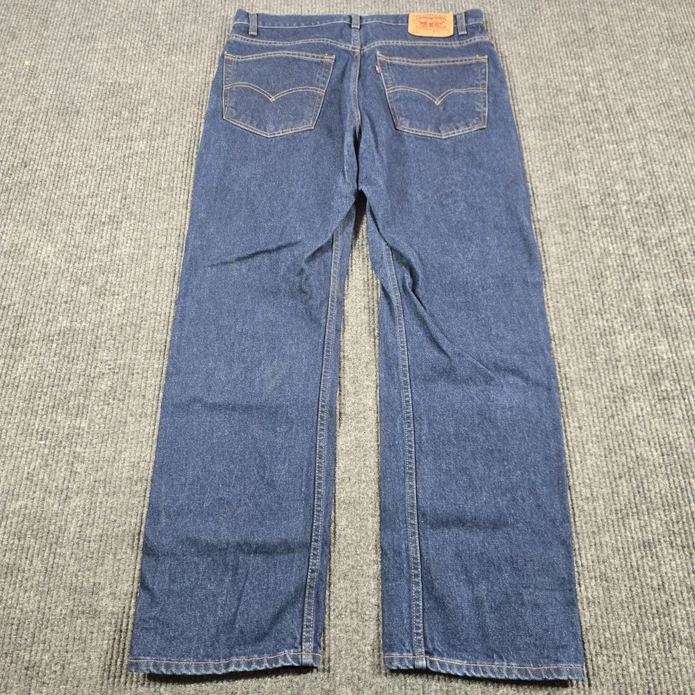 VTG 90s Levi's 505 Jeans Mens 38x30 Blue Medium Wash Regular Fit Straight Leg